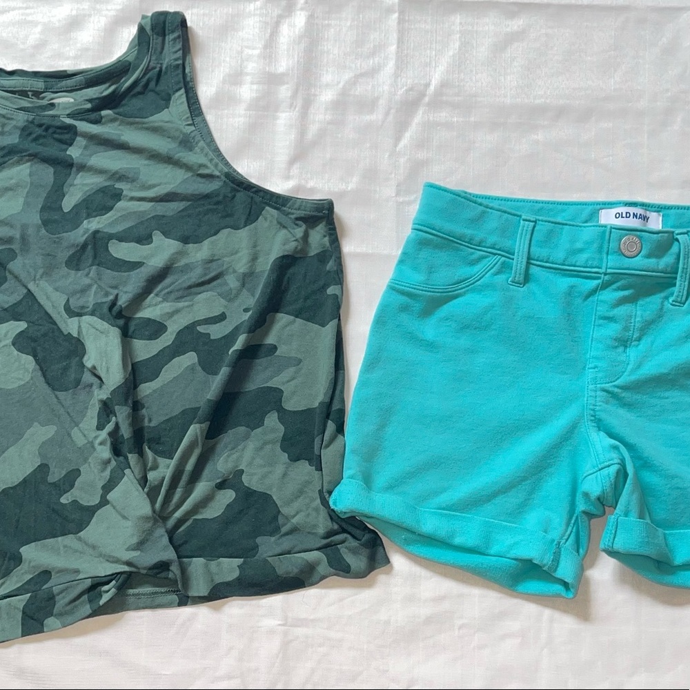 Old Navy Girls Size 10/12 Bundle Shorts & Top